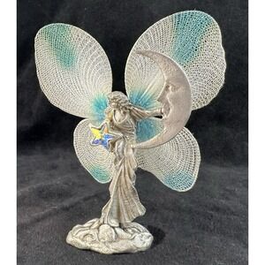 Gallo Celestial Pewter Fairy Figurine Whimsigoth Gothic Fantasy Vintage 1990s